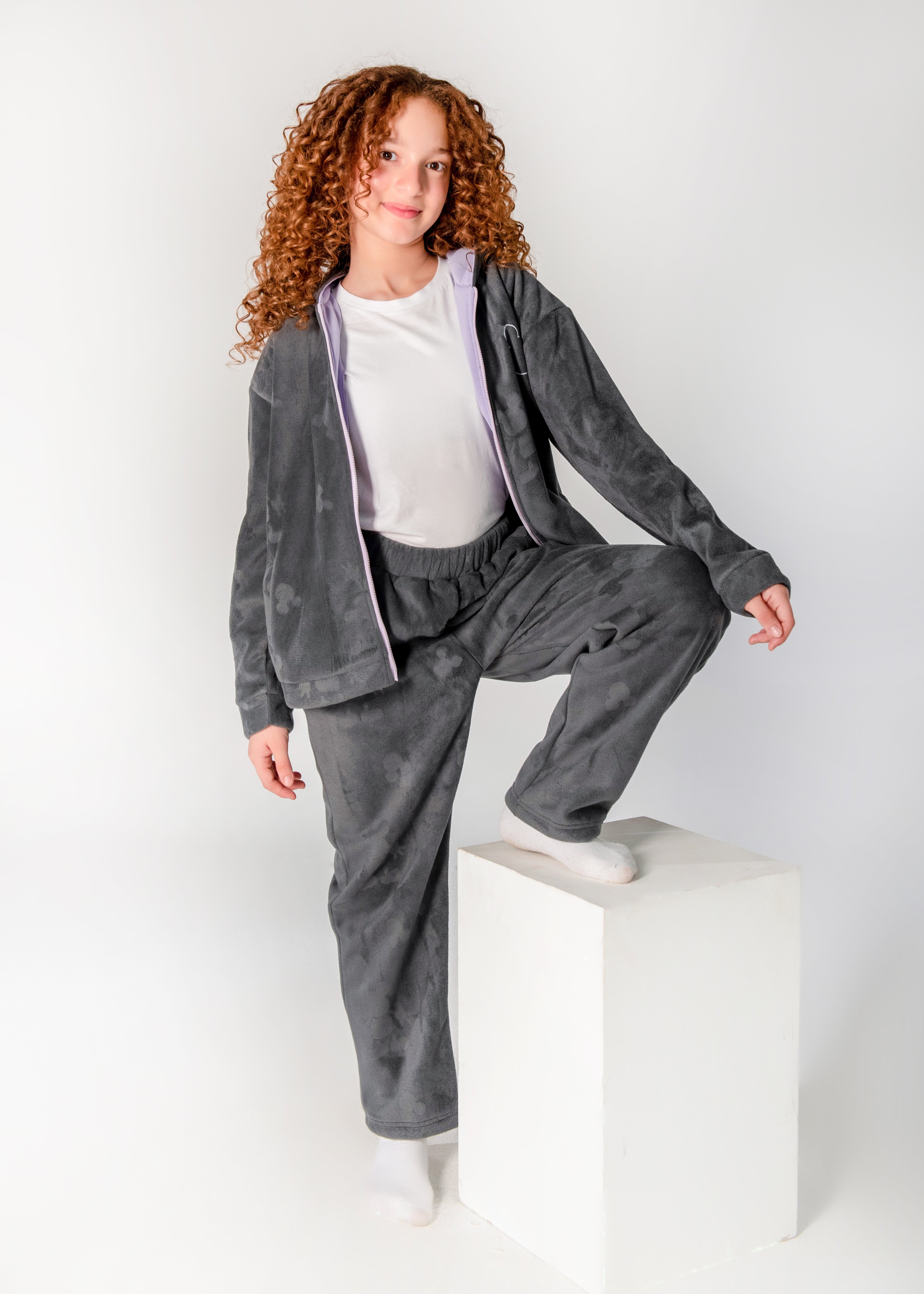 mini velvet set with emberiodery