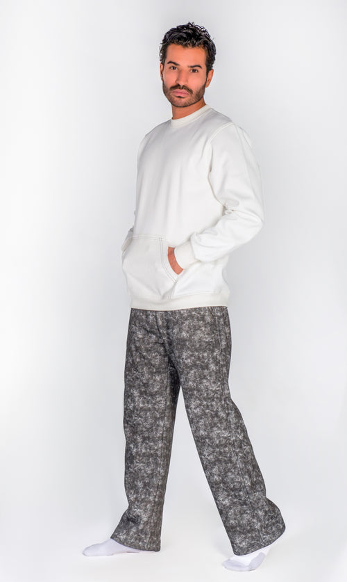 Comfy set with washed pants