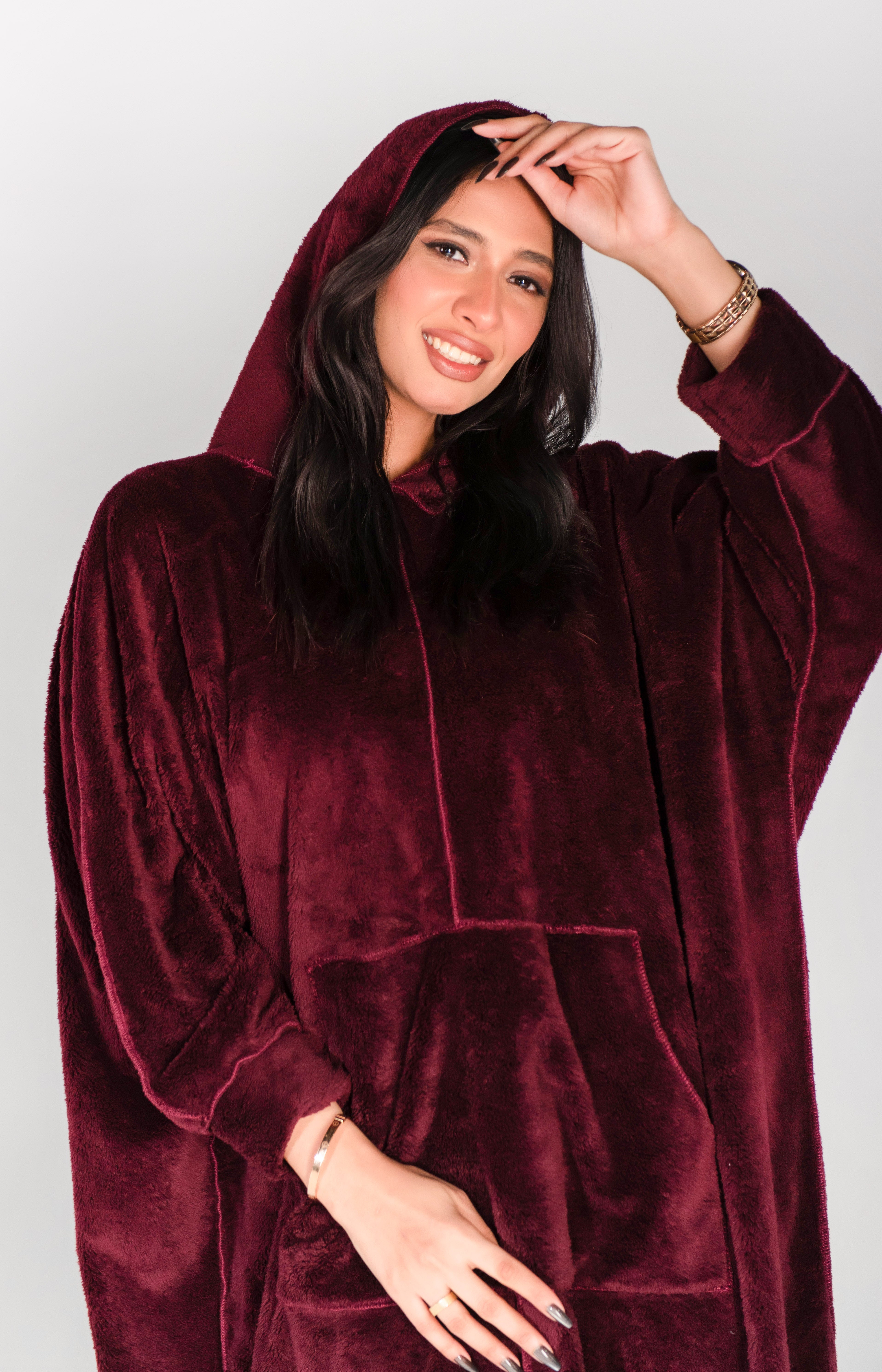 sleeping night shirt with hod