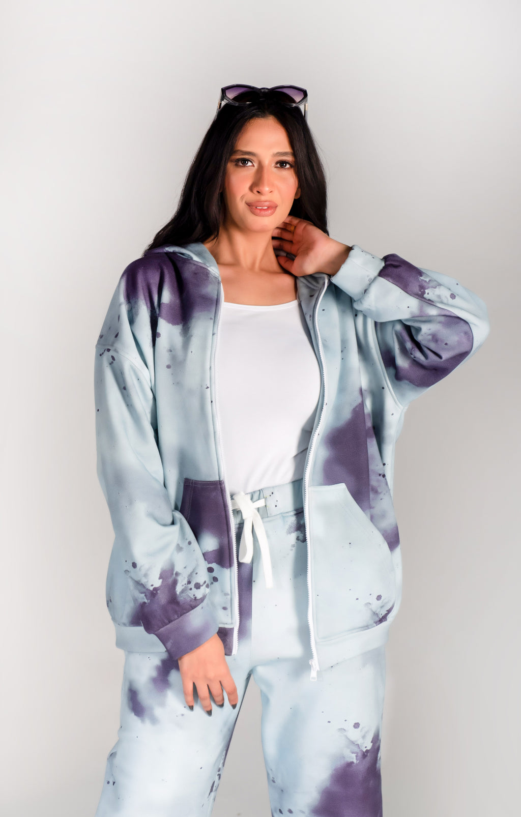 tiedie zipup full set