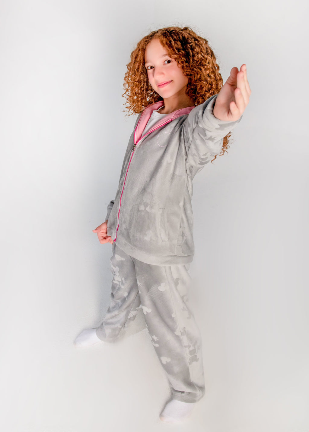 mini velvet set with emberiodery