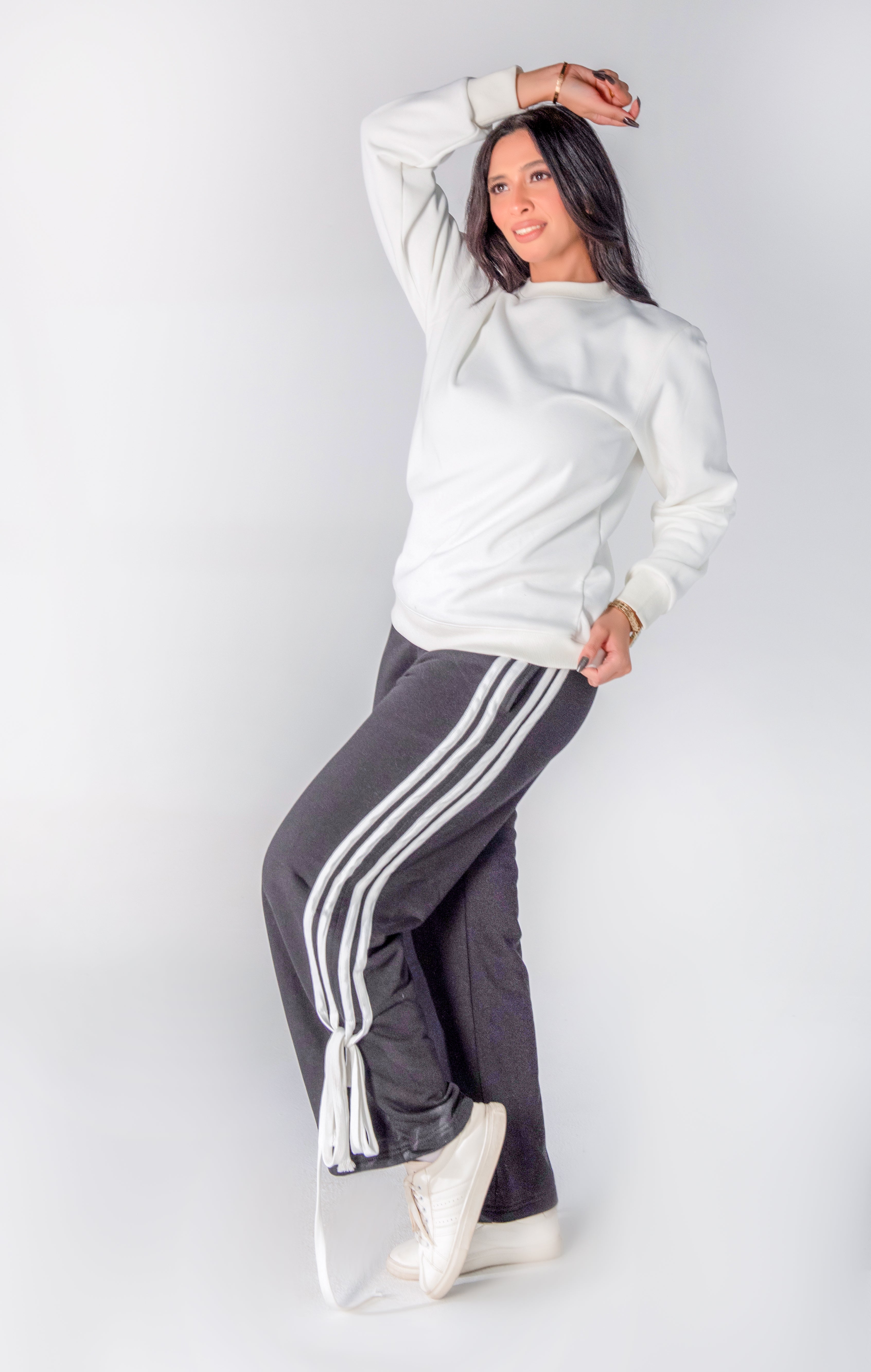 sport pants with stripes
