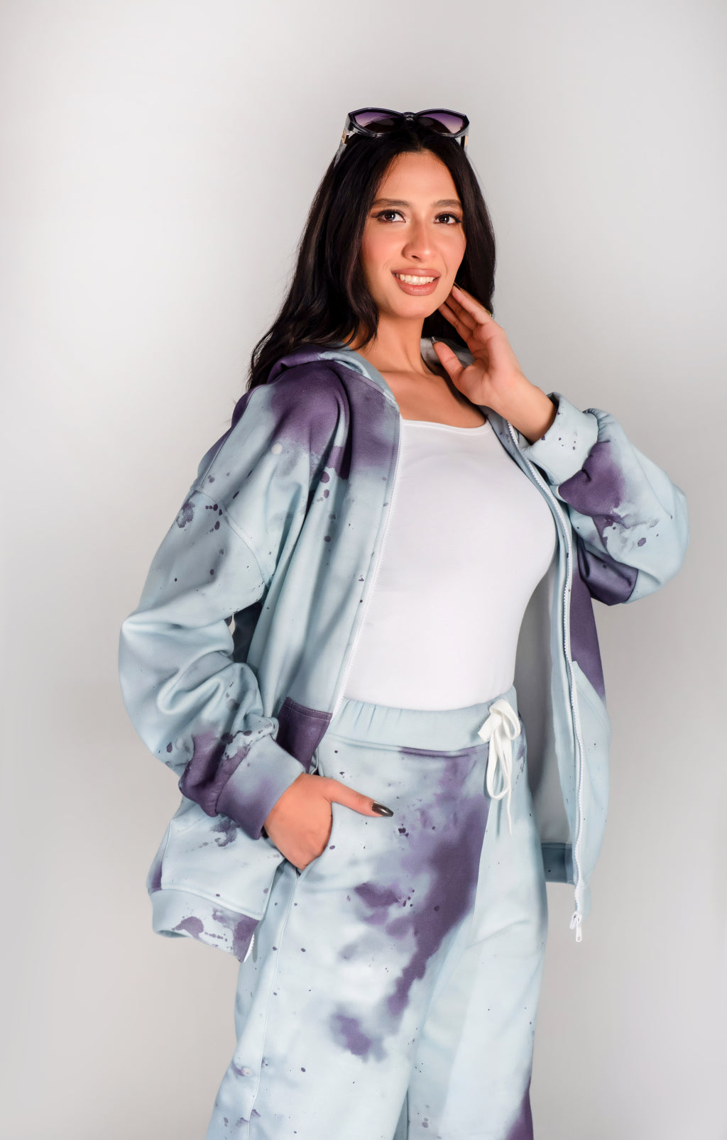 tiedie zipup full set