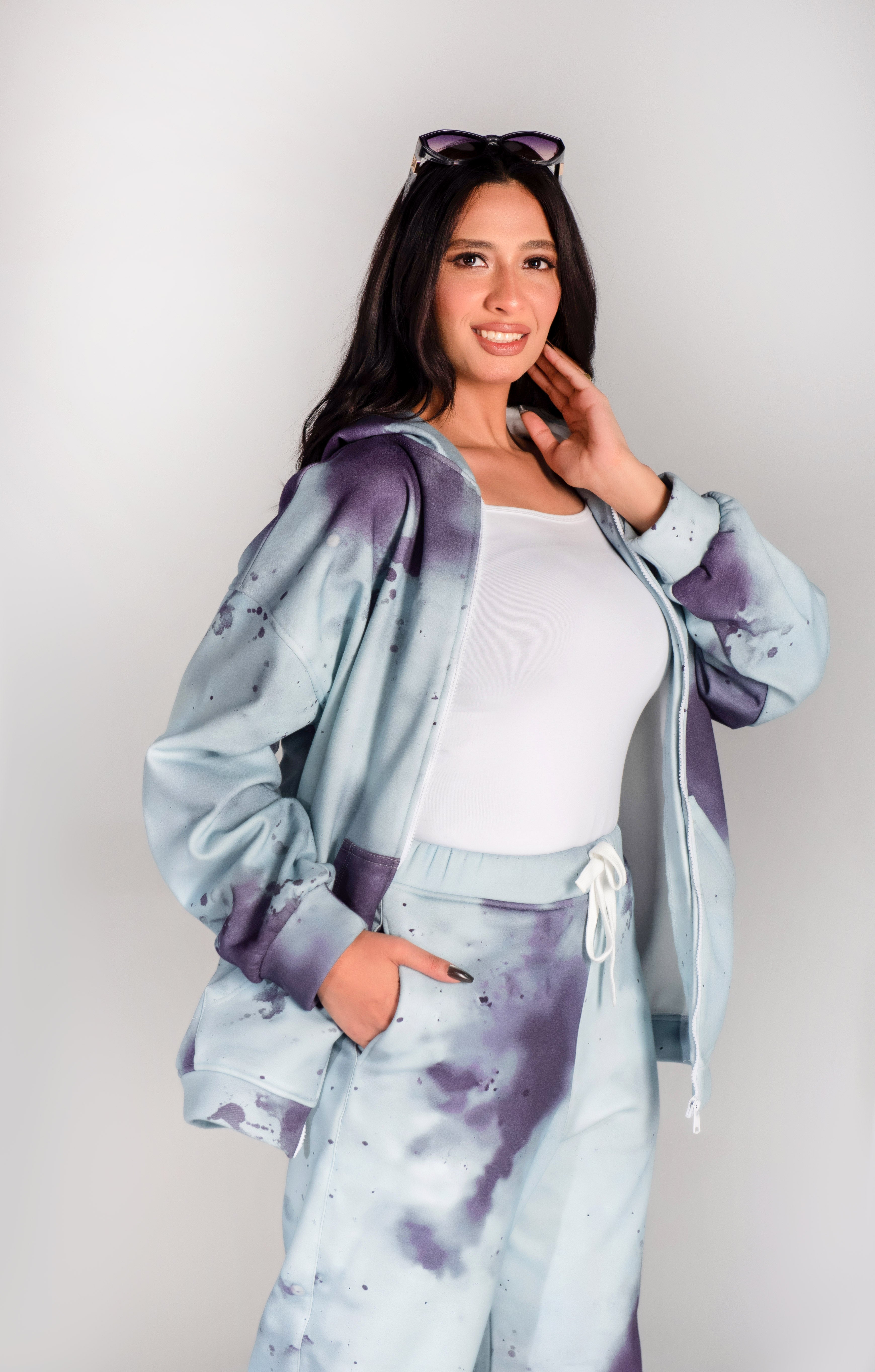 tiedie zipup full set