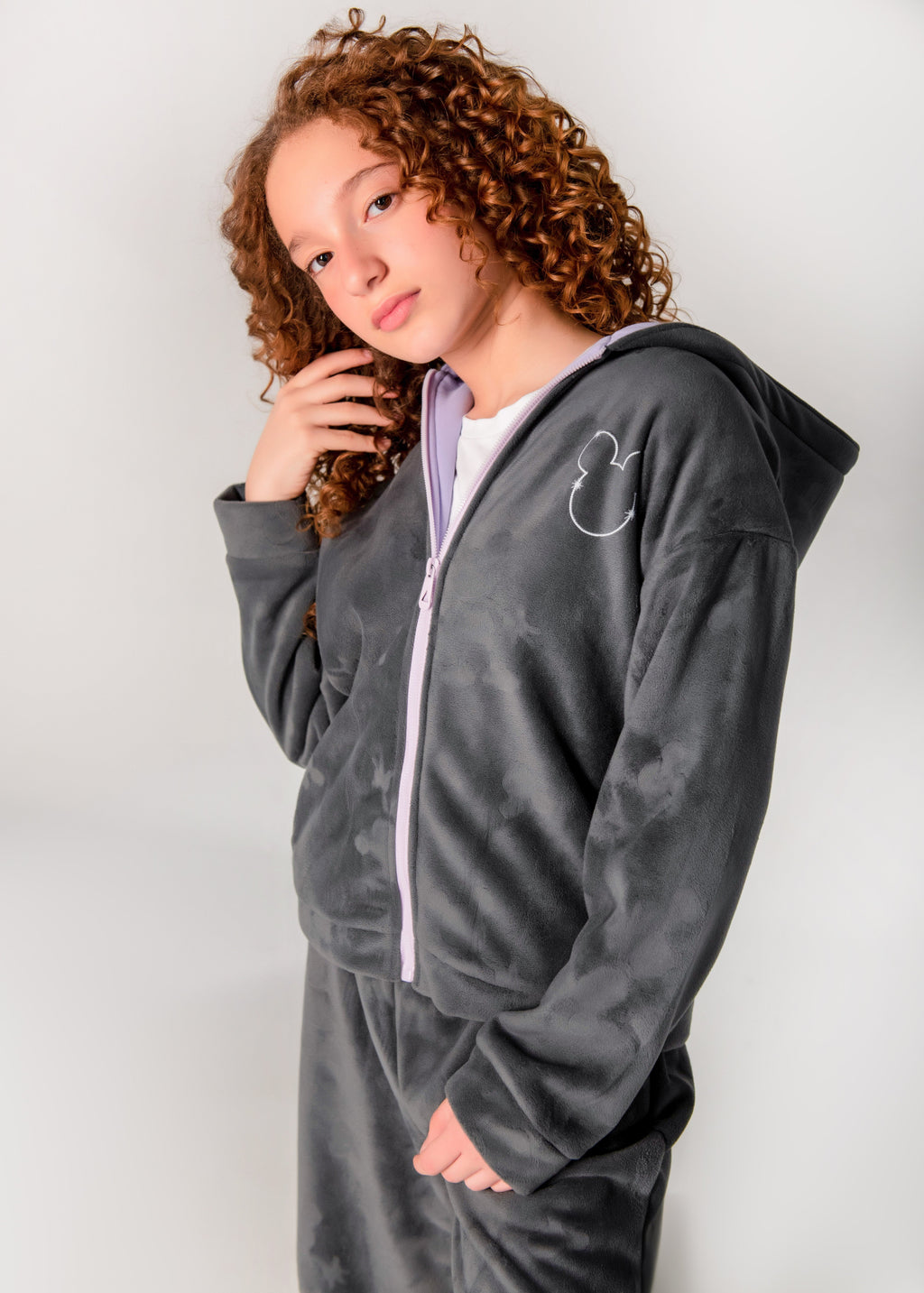 mini velvet set with emberiodery