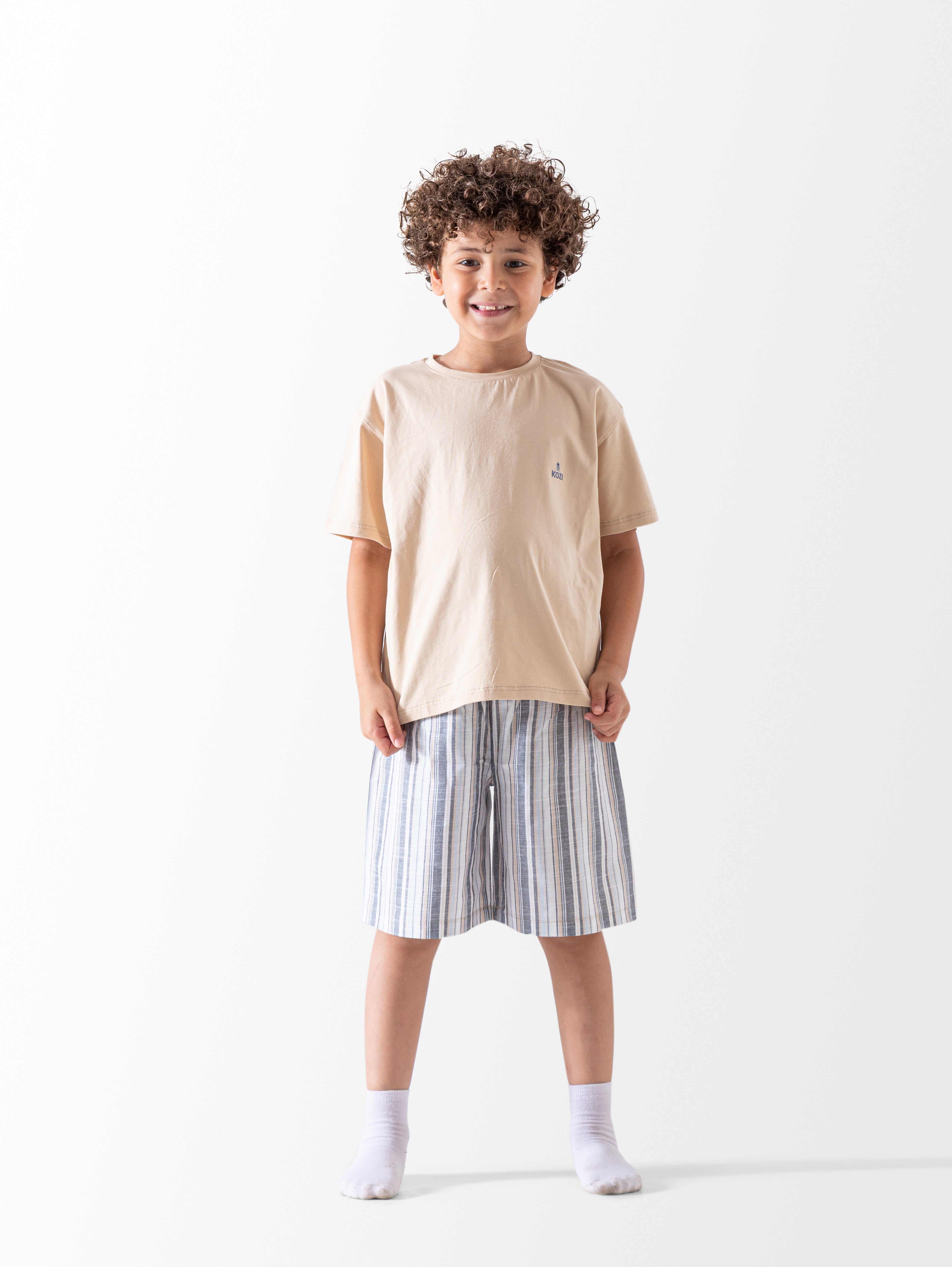 Cozy Striped Set – Kids