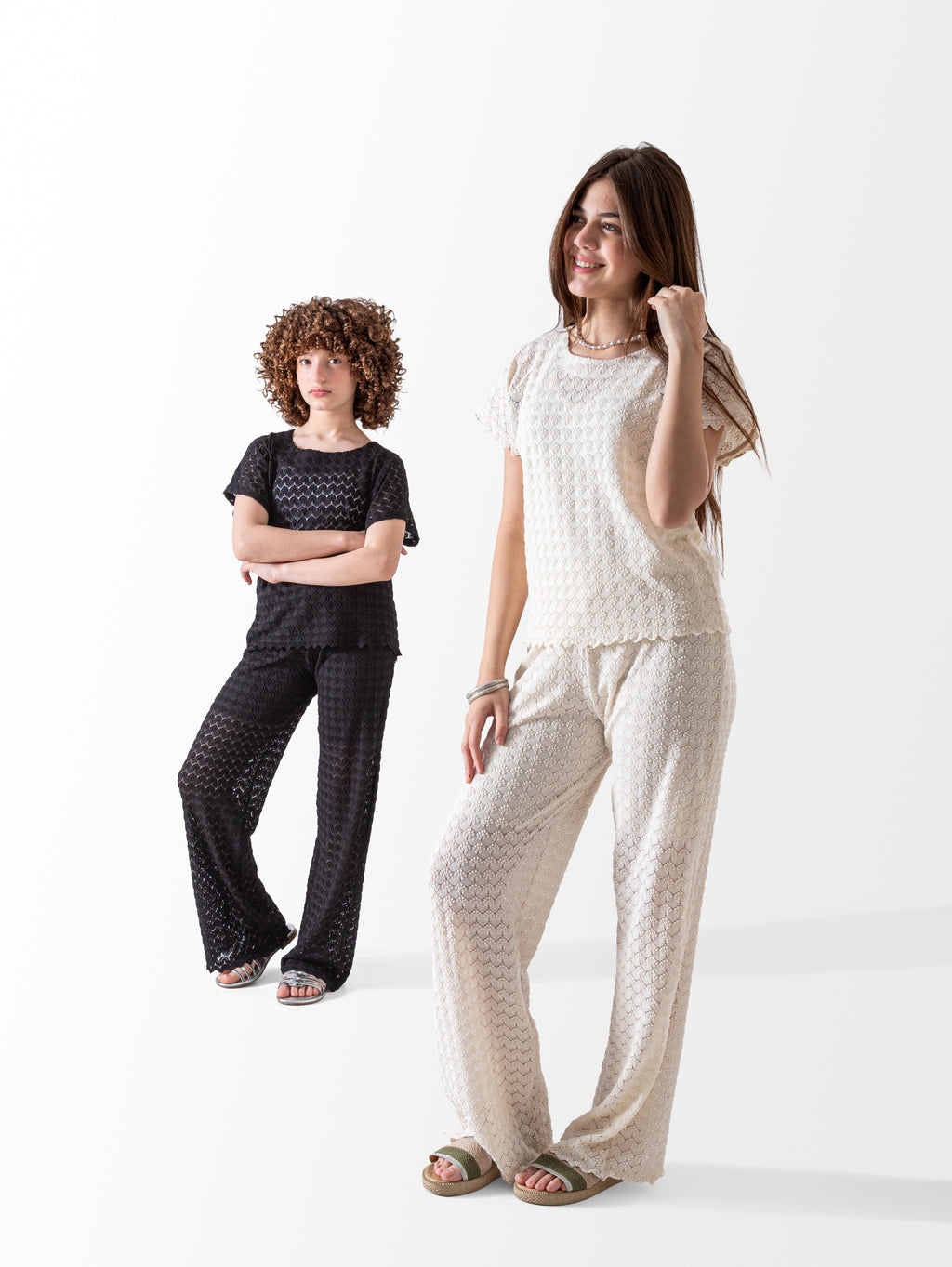 Mother & Daughter Set – Lace Cotton