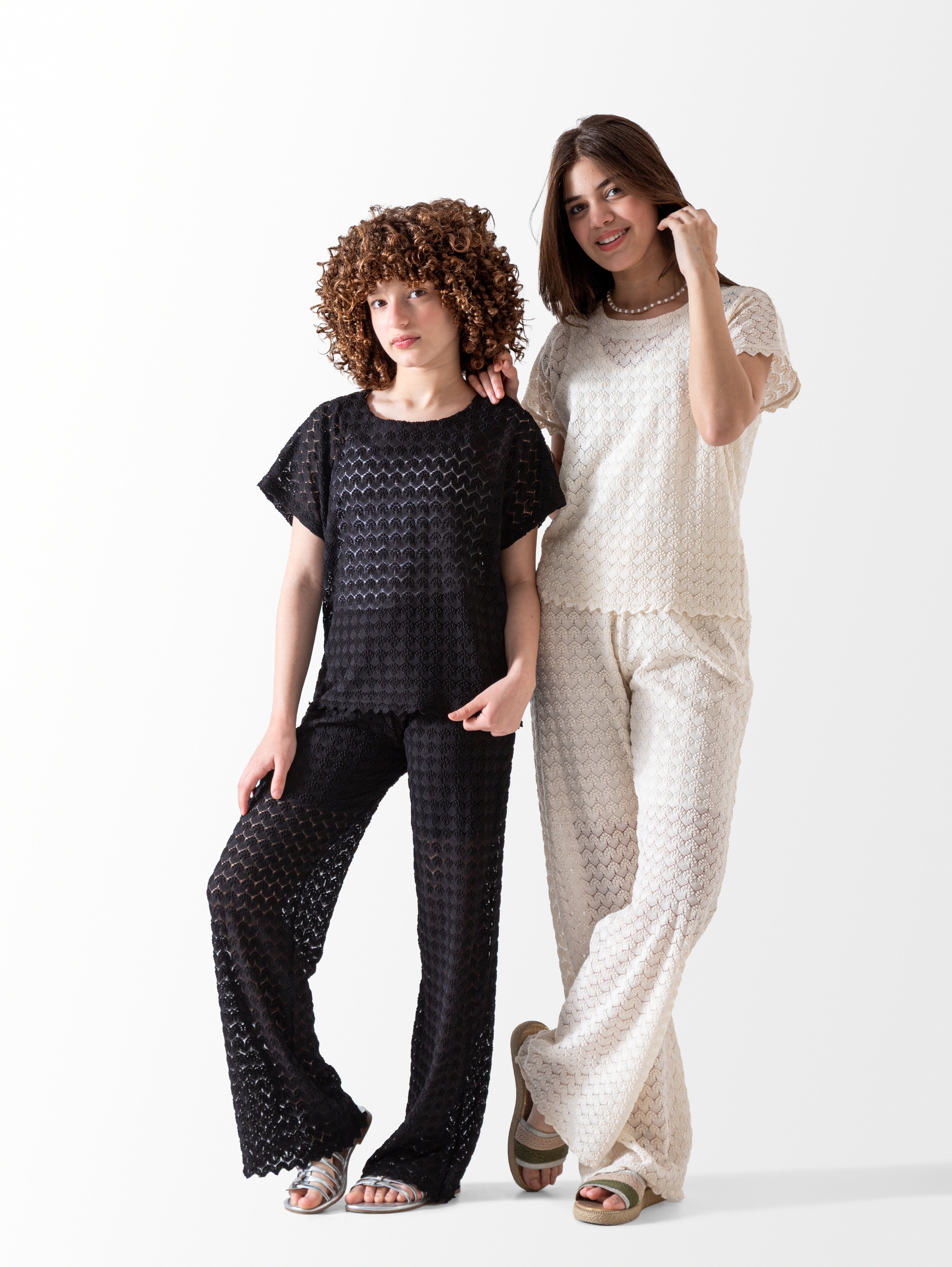 Mother & Daughter Set – Lace Cotton