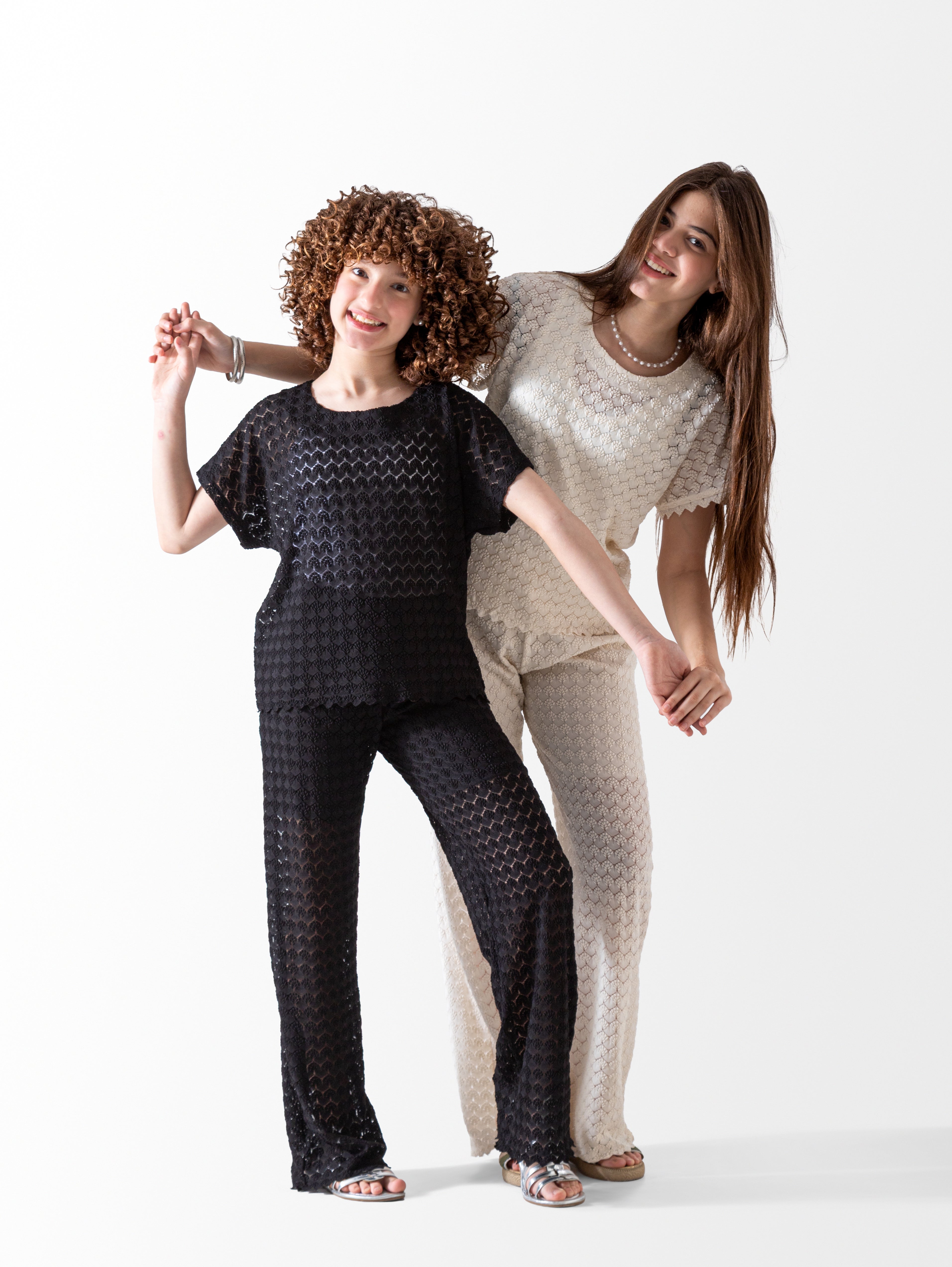 Mother & Daughter Set – Lace Cotton